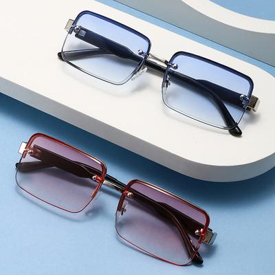 Neue Vintage Quadratische Sonnenbrille Damen Herren Marke Rechteck Sonnenbrille Weiblich Oval Brillen Oculos De Sol für Männlich Weiblich Brillen