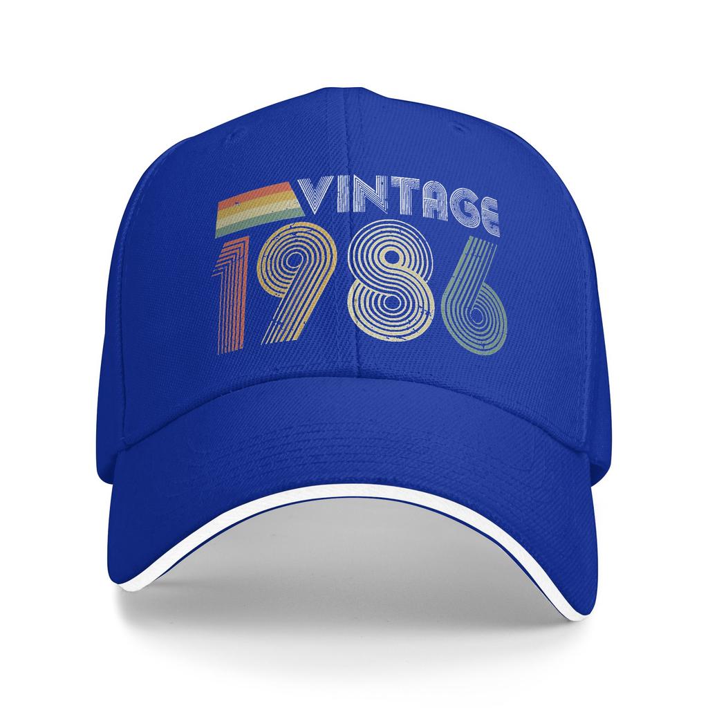 WoUnisex Unisex Vintage 1986 40th Birthday Gift Outdoor Hat Summer 40 Years Old Sun Cap Casual Baseball Cap 2026 Sunscreen Hats