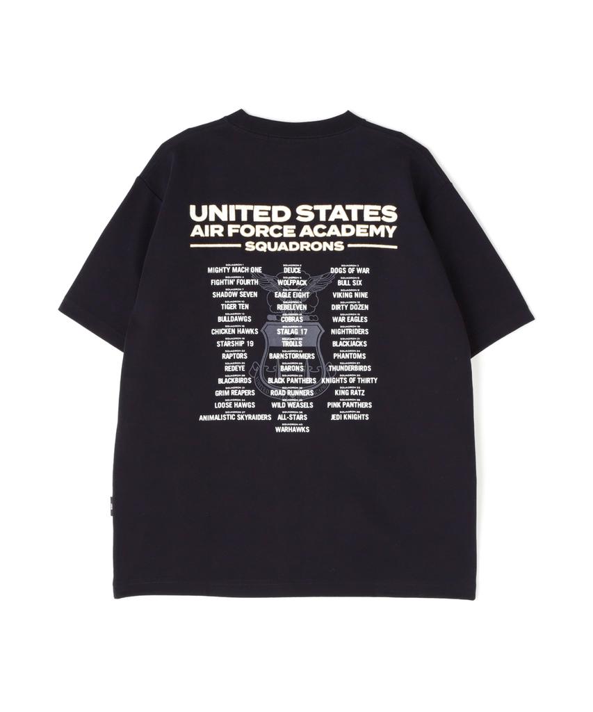 AVIREX USAFA SQUADRONS EMBROIDERY T-SHIRT Men's XL Navy 783-5134014