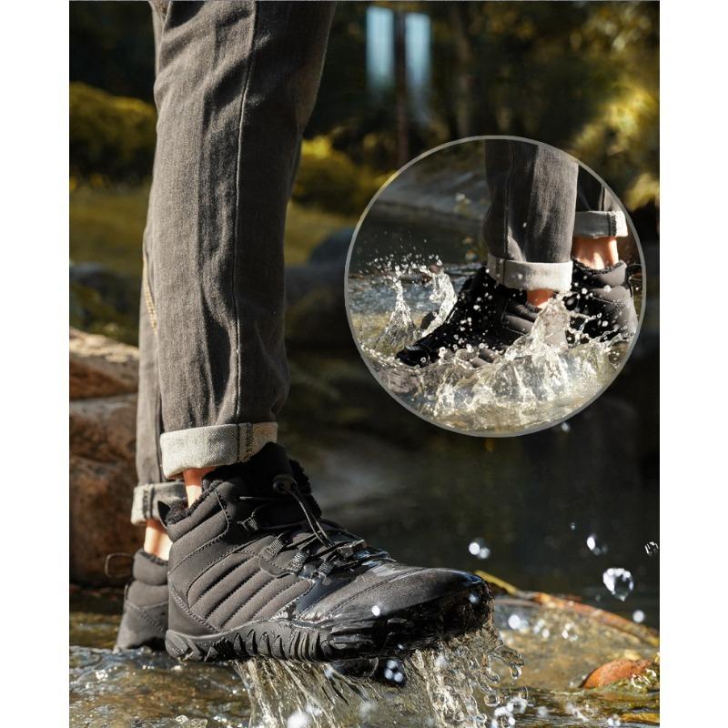 Winter Outdoor Snow Boots, Men and Women Wear Waterproof Non-slip Padded Thickened Warm New Couple Shoes