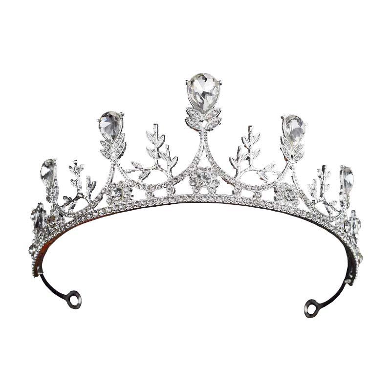 European and American Baroque Crown Crystal Bride Headwear Birthday Crown Grand Queen Style Performance Accessories