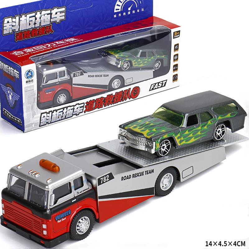 1:64 Scania Container Truck American Container Truck Alloy Diecast Model Car Mini GT Vehicle Toy Models Miniature Cars Birthday