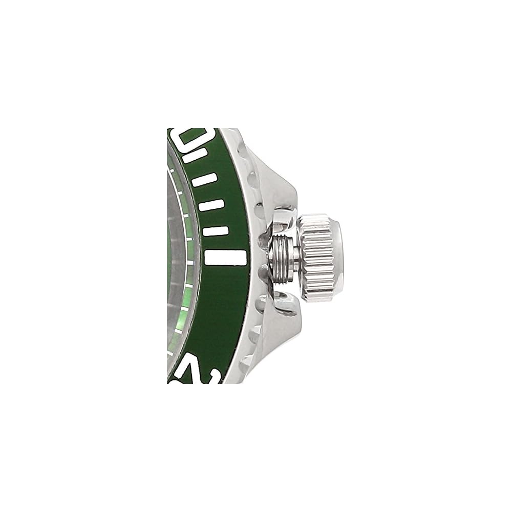 Daniel Muller DM-2018GN All Stainless Steel 10 ATM Waterproof Diver's Watch Green
