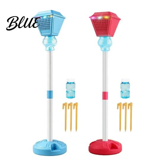 Stehende Seifenblasenmaschine 1 Set Automatisch mit LED-Licht & Musik Wiederaufladbare Basis Höhenverstellbarer Ausstoßer für Outdoor-Partys Hochzeiten