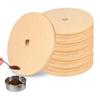 200Pcs Natural Replacement Filter Pack Unbleached Round Coffee Filter Paper  Home Office Use