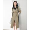 Women's Designer Color-block Trench Coat