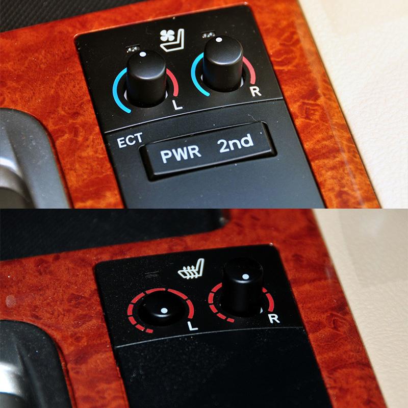 For Toyota Land Cruiser 200 LC200 2008-2017 Lexus LX570 LS460 Car Seat Heated Heating Ventilation Switch Knob Button