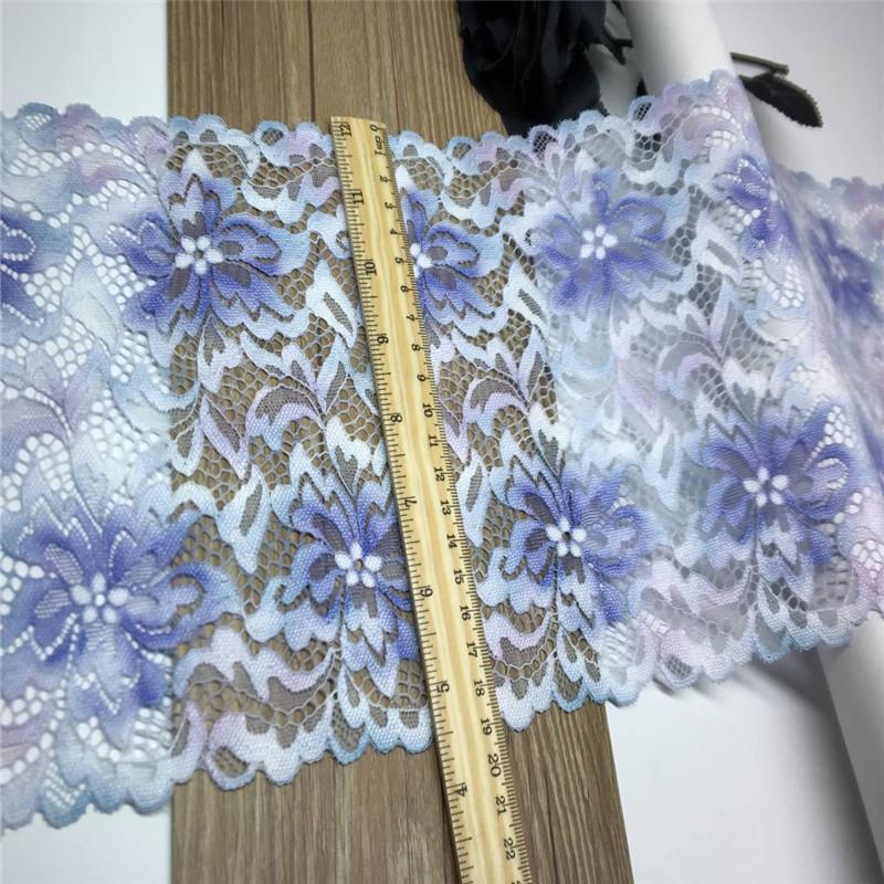 Multicolor Floral Elastic Stretchy Spandex Mesh Lace Fabric for Lingerie, Bra, Underwear, Garment, Sewing & Crafting