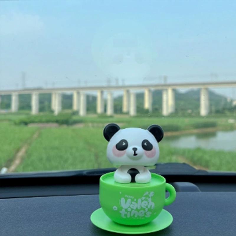 

Милое мультяшное украшение для автомобиля в виде кошечки КТ на солнечной батарее с кивающей головой