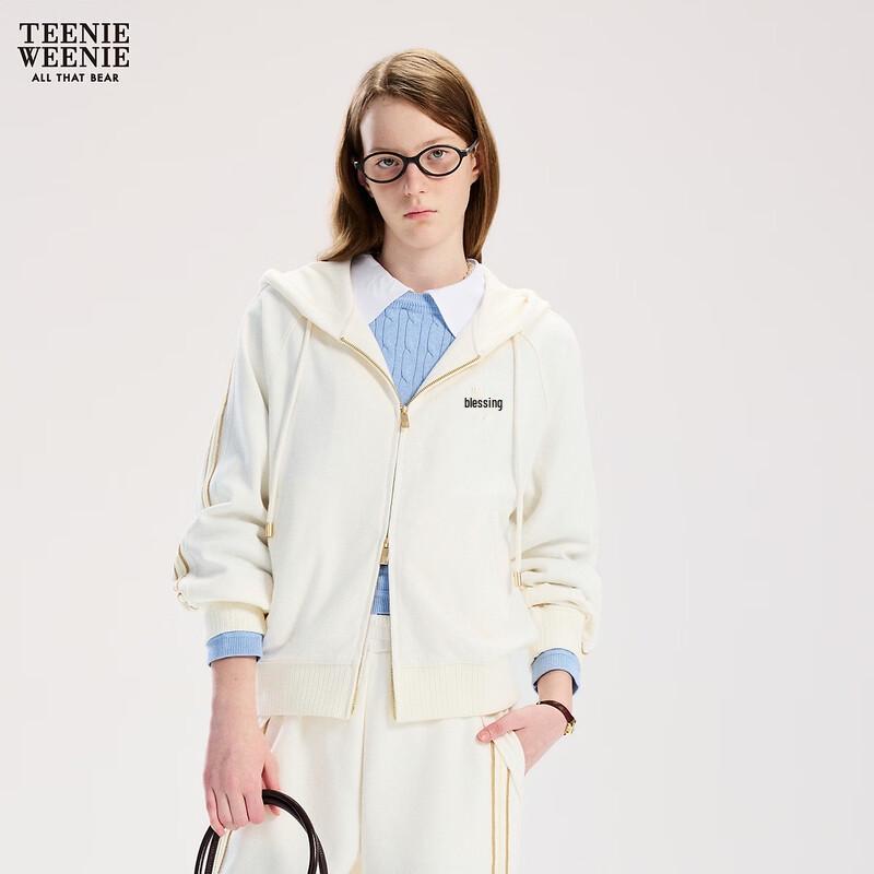 Teenie Weenie Bear Letter Hooded Sweatshirt for Women S