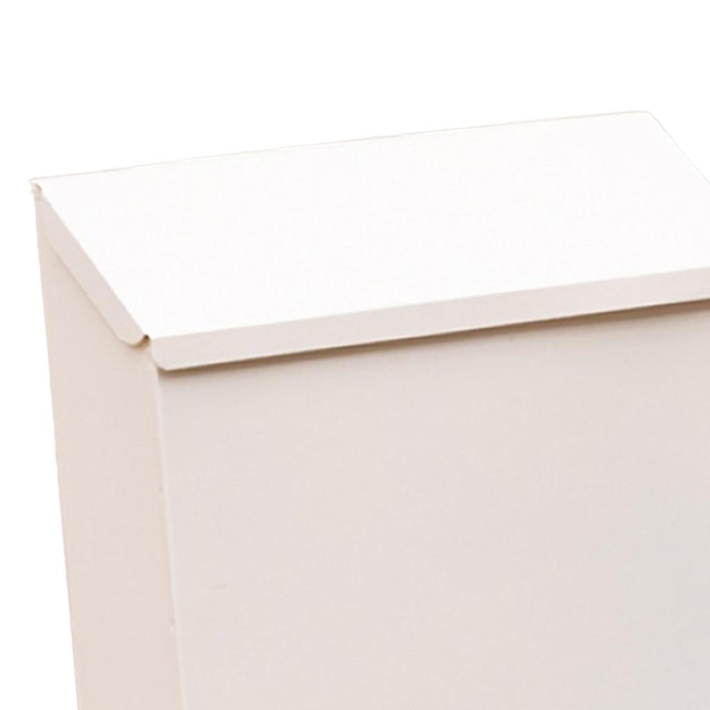 Wall Mounted Mailbox with Key Letterbox Modern Drop Box with Lock Newspaper Holder Box for Gate Front Door Outdoor Porch Decor