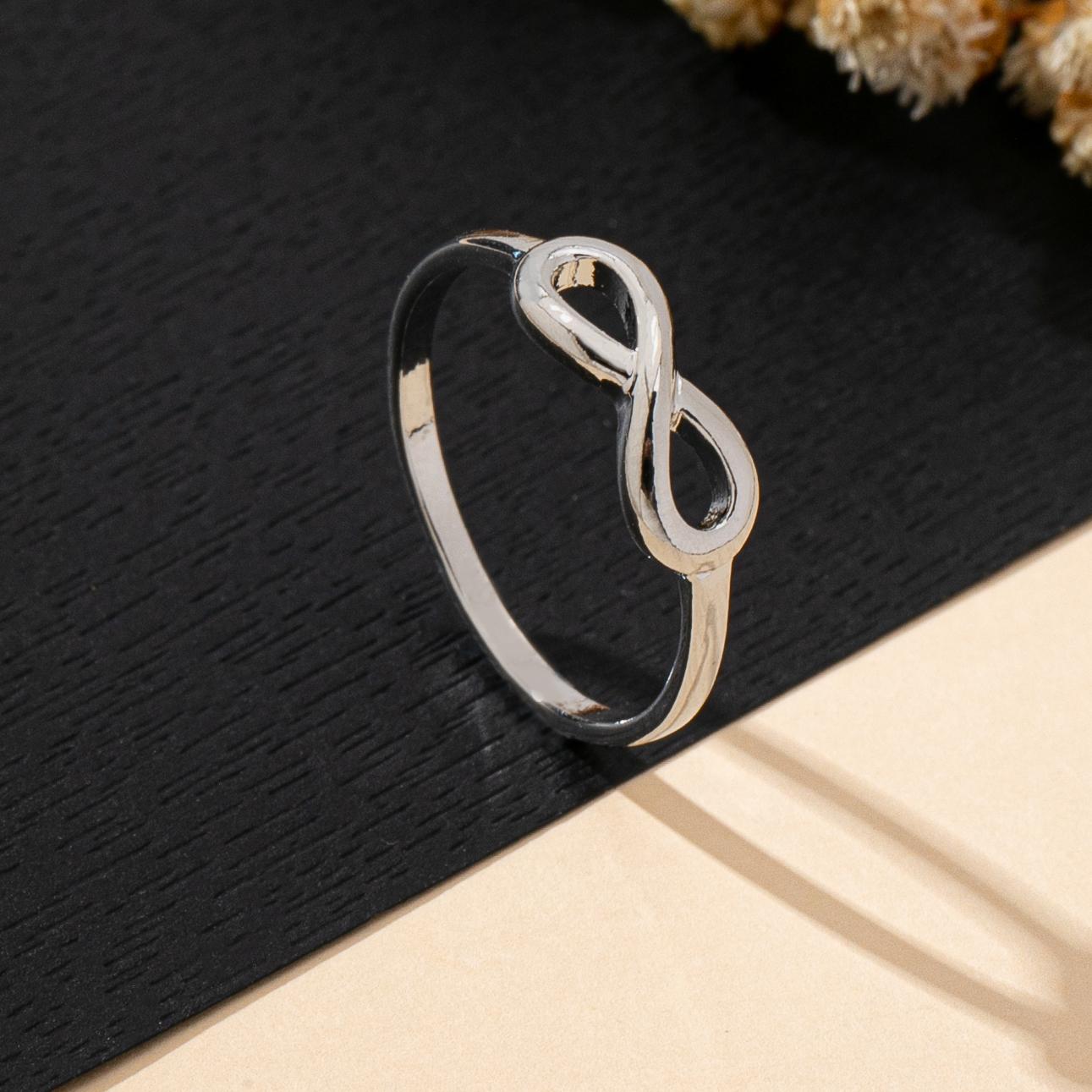 

Women s Ring, Simple Heart-Shaped and Infinity Symbol Classic Style Ring, Suitable for Daily Wear and Valentine s Day Gift Giving