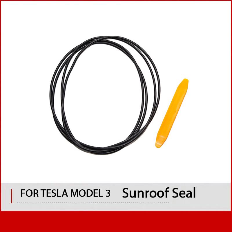 Full Car Seal Car Door Seal Strip Soundproof Noise Insulation Weather Strip Sealing For Tesla Model 3/Y Car Accessories2016-2024 Model 3 SUNROOF
