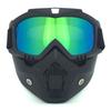Vintage-Style Motorcycle Goggles Off-Road Riding Full Frame Windproof Protective Eyewear With Interchangeable Lenses