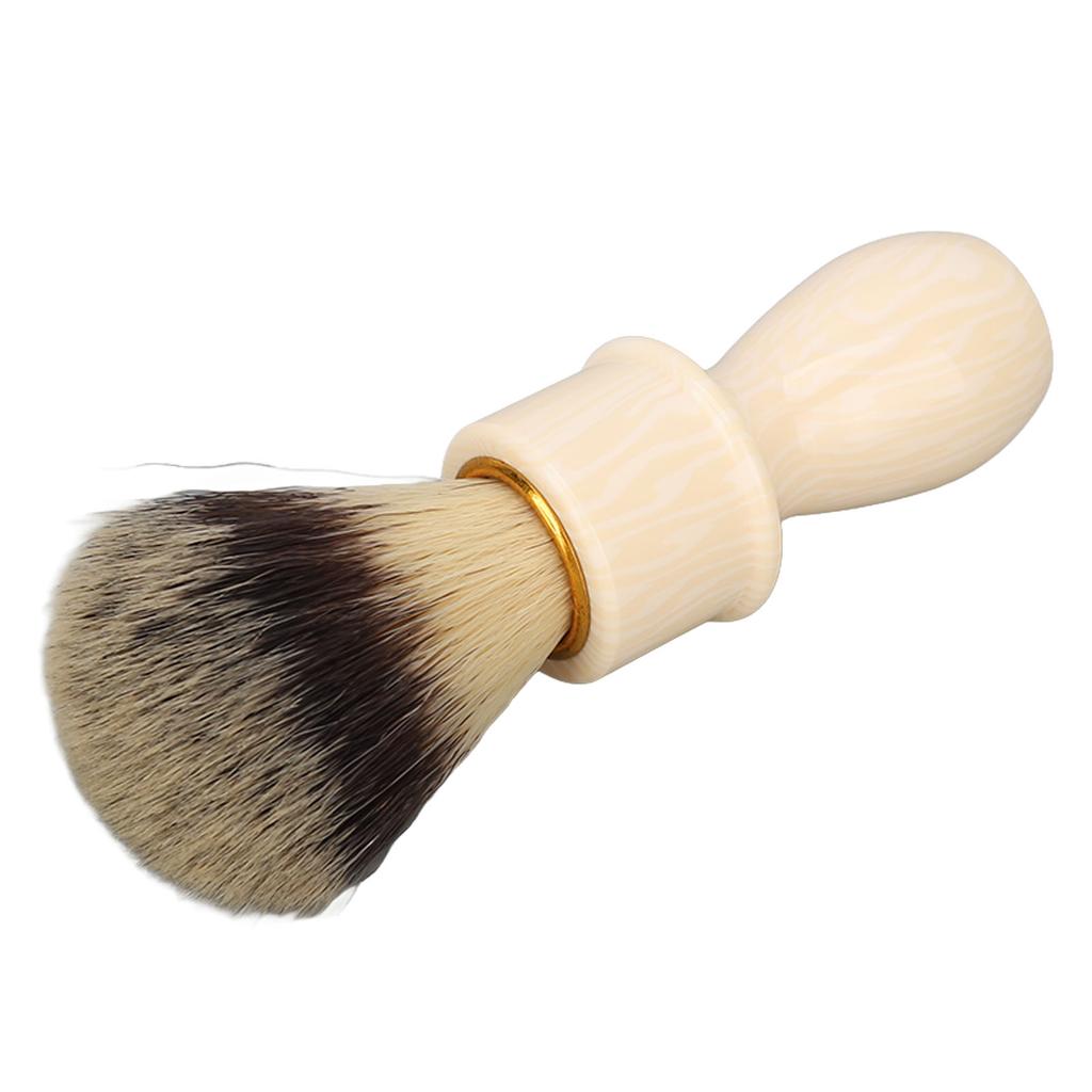 Men Shaving Brush Home Hair Salon Ergonomic Resin Handle Soft Hair Shaving Brush Face Grooming Tool
