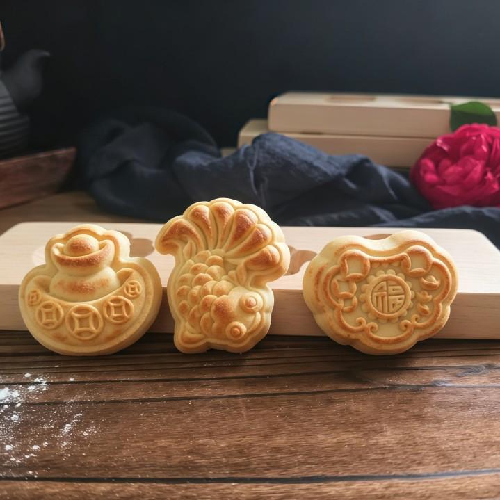 Handcrafted Qixi Mung Bean Cake Mold – Original Wooden Chinese Style