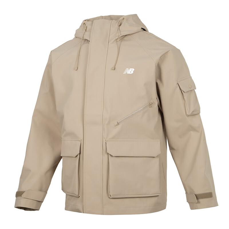 New Balance Jackets Men s Brown Hooded Moderate Other AMJ51325-SOT L