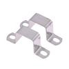 2Pcs 304 Stainless Steel Thickened Square Rectangular U-Shaped Horseback Pipe Saddle Clamp Buckle Throat Hoop 5 Kinds Of Models