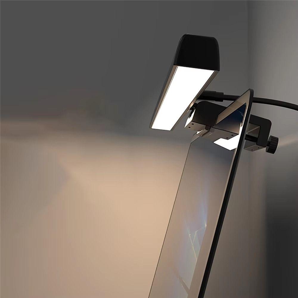 Eyes Protection Computer Screen Light Bar Stepless Dimming Laptop Clip Light  Dormitory
