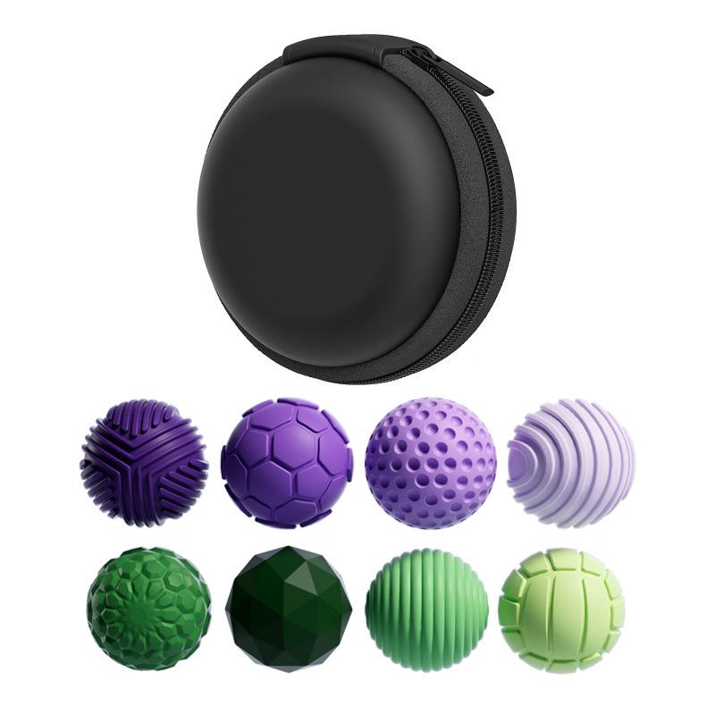 Silicone Sensory Fidget Stress Balls 4 Pack – Quiet Anxiety Relief Fidget Toy For ADHD, Autism, Adults Teens Office & Classroom