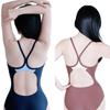 [Three Colors] Swimsuit Women's Professional Racing Training One-piece Triangle Thin 1111 Premium Swimsuit