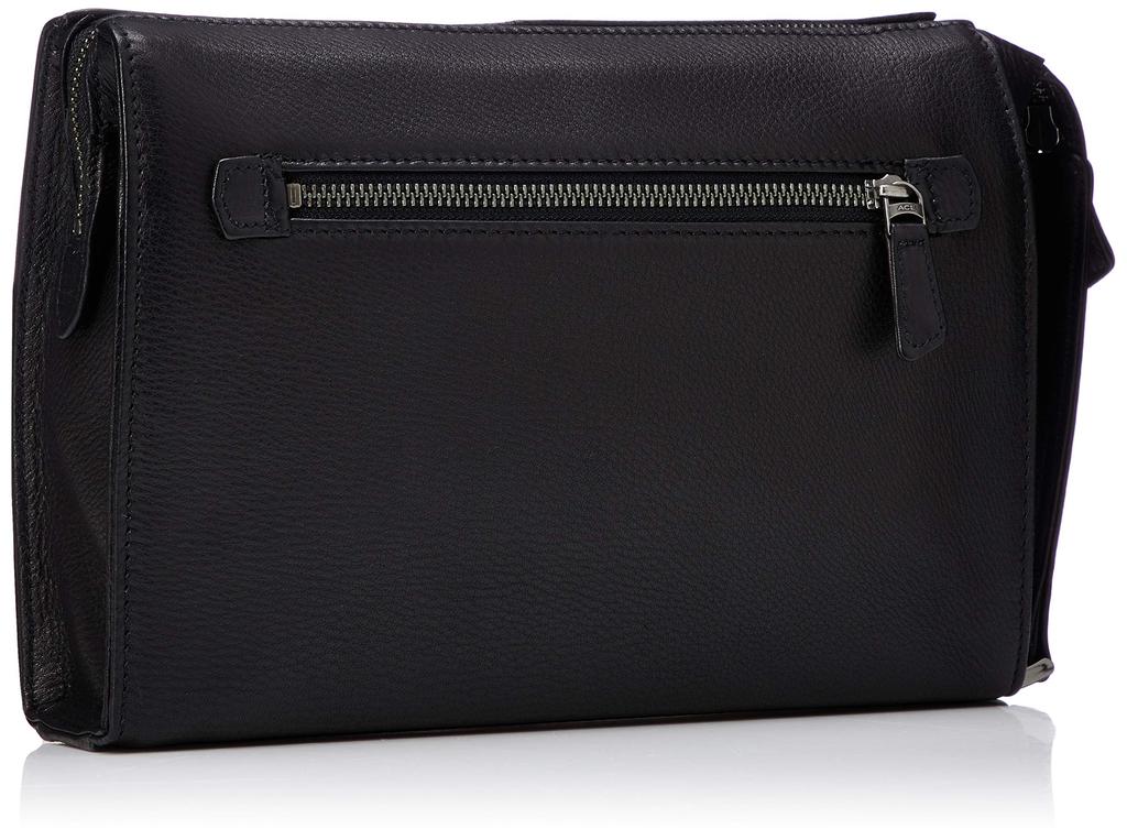 L'Ompresse Second Bag, Made in Japan, Archaic Soft Cowhide Leather, Black, 71781