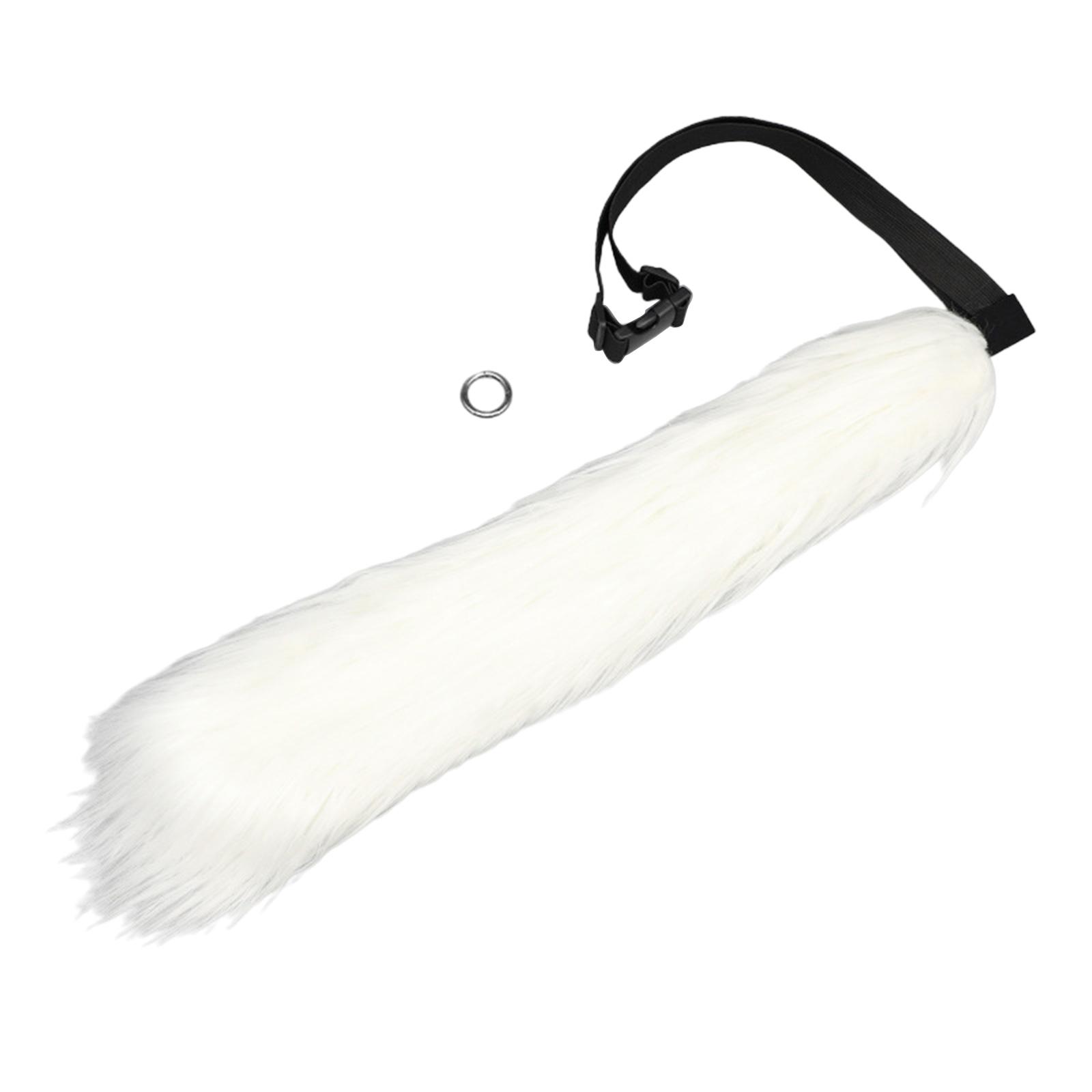 

Foxes Tail Cats Ears Hairband Lovely Plush Animal Tail Adjustable Belt Halloween Costume Accessories for Carnivals T1