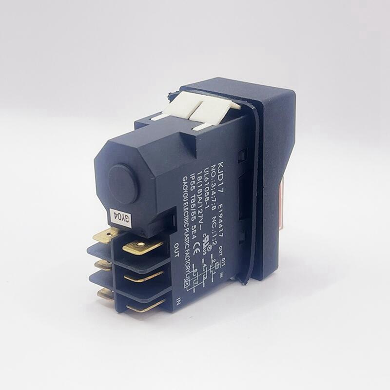 KJD17 6 Pins Electromagnetic Start Push Button Switches IP55 Waterproof Equipment Safety Switch