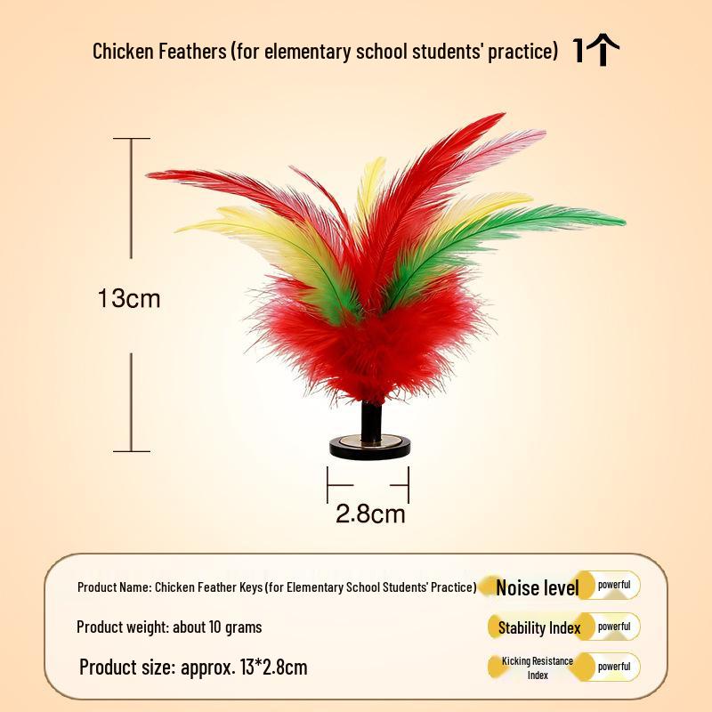 

Kick-Resistant Jianzi for Kids & Adults - Sports Feather Ball