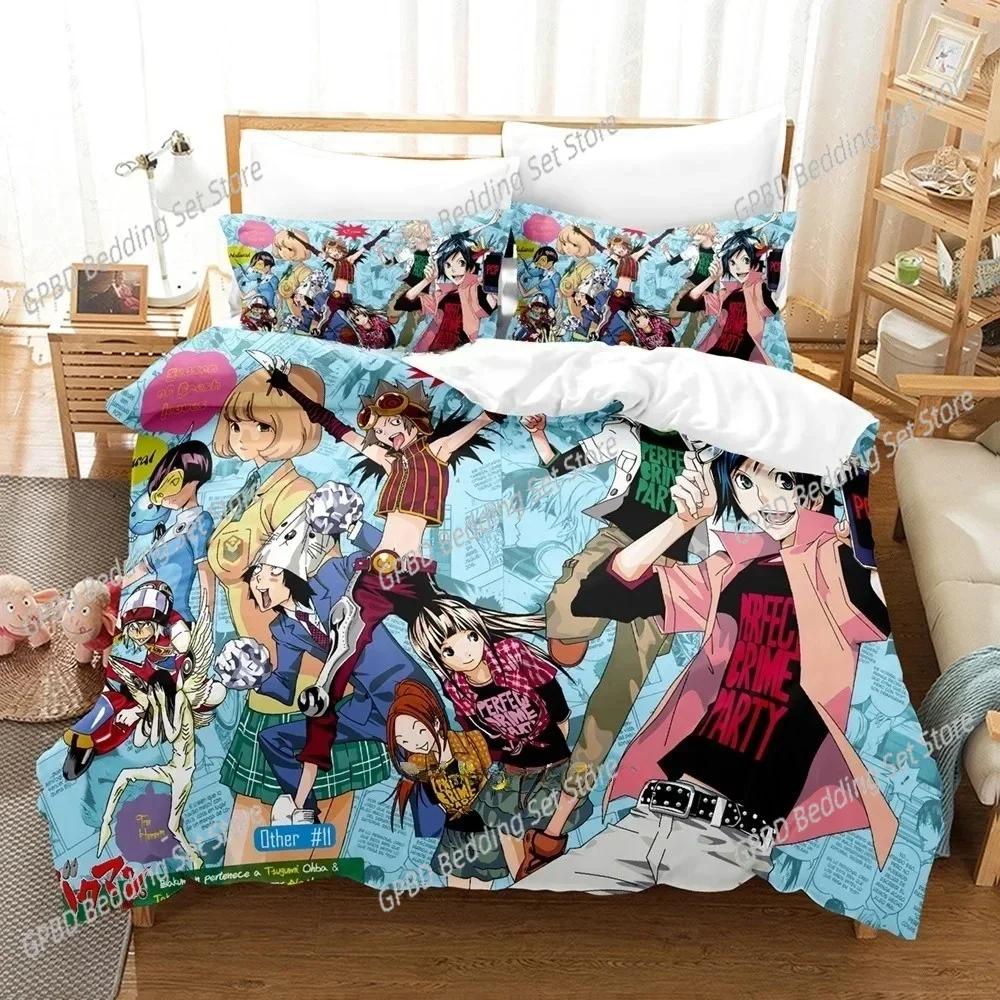 Anime Bakuman 3D NEW Duvet Cover Pillowcase Bedding Set Adult Boy Girl Bedroom Decoration Children Single Double Large