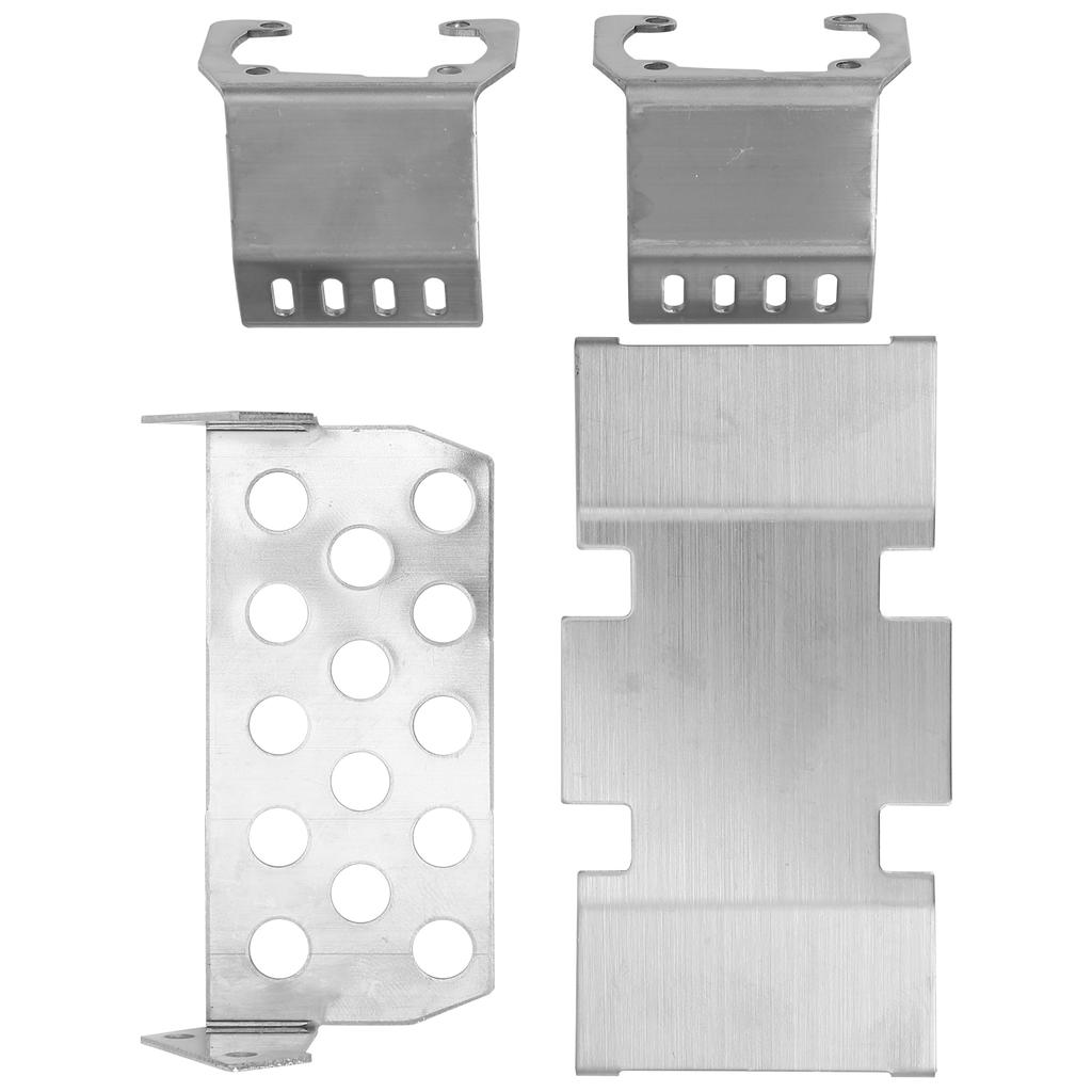 4pcs Chassis Armor for Axle Protector Plate for RC Crawler for Axial SCX10 II 90046 90047