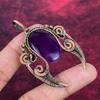 Star Amethyst Gemstone Pendant Copper Wire Wrapped Pendant Latest Design Jewelry