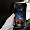 Cigar Whiskey Ice Drink Case for iPhone 17 Air 16 16E 15 14 11 Pro Max Soft Phone Cover 12 13 Mini 7 SE 2020 8 Silicone Black Ca