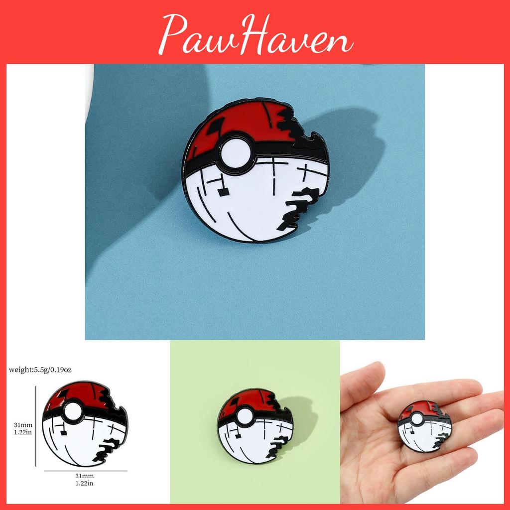 Cartoon Anime Pokemon Pocket Monster Chest Pin Badge Alloy Material Cartoon Character Design