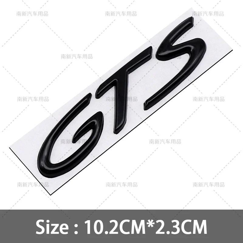 1 Pezzo Metallo GTS Body Emblema Distintivo Adesivo Auto per Cayenne Cayman Panamera Macan 911 918 718 928 901 930 Accessori Styling Auto