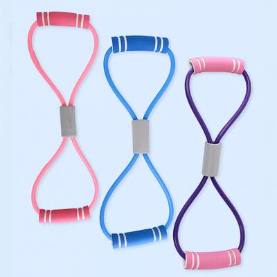 8 Shaped Resistance Bands Sports Workout Elastic Band At Home Yoga Fitness Rubber Pull Rope Yoga Training Exercise Gym Equipment