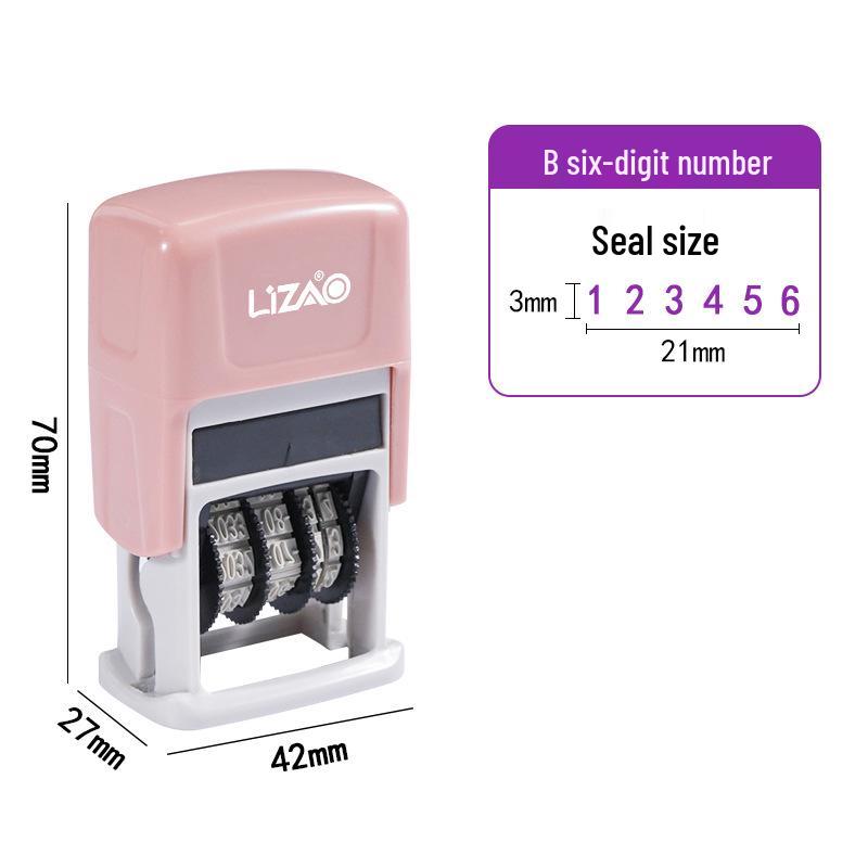 Automatic Re-inking Teacher QC Date Stamp with Adjustable Year, Month, Day