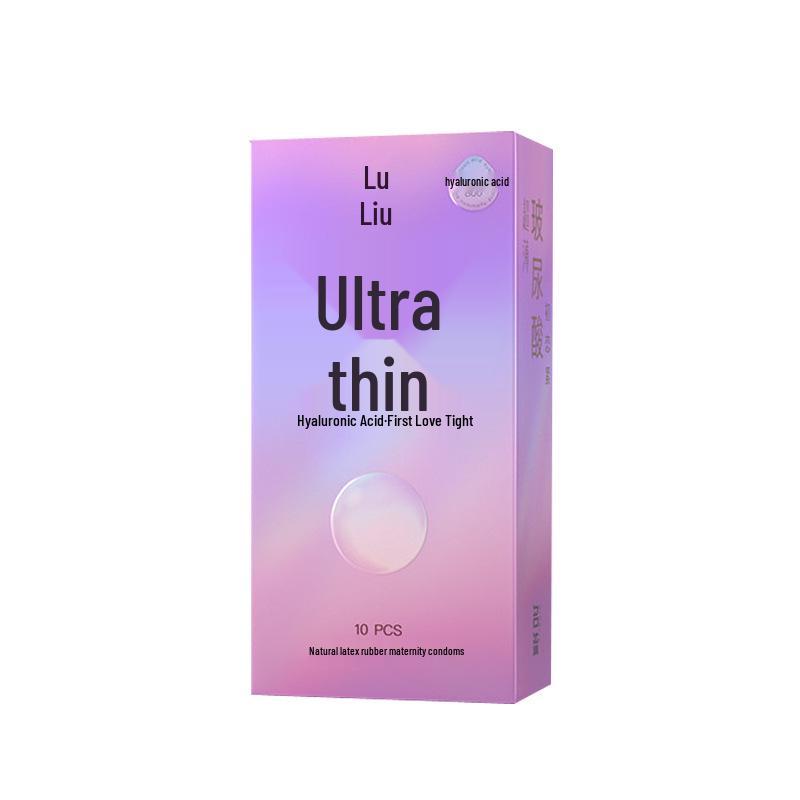 Celebrity Ultra Thin 002 Ribbed Condoms - Extra Lubricated, Shaped, and Long-Lasting