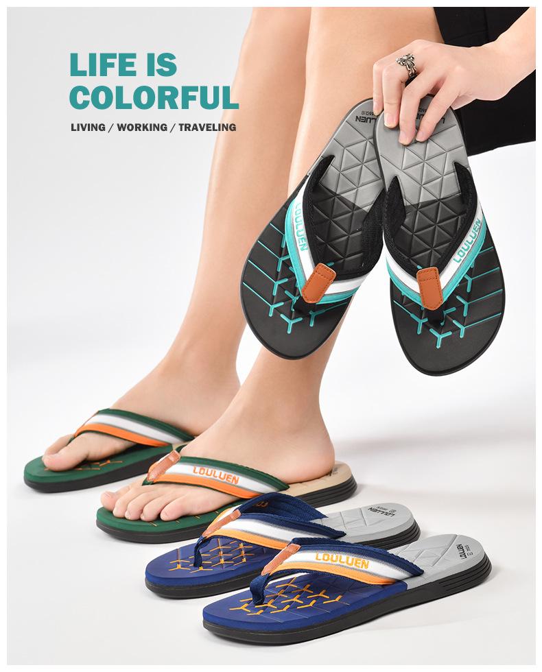 Men's Non-Slip Summer Flip-Flops: 2025 EVA Cool Beach & Outdoor Sandals