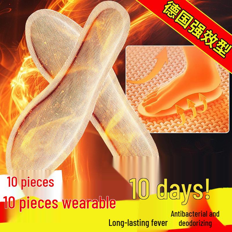 

Women s Mugwort Heating Insoles - 12-Hour Winter Foot Warmers for Comfort and Warmth