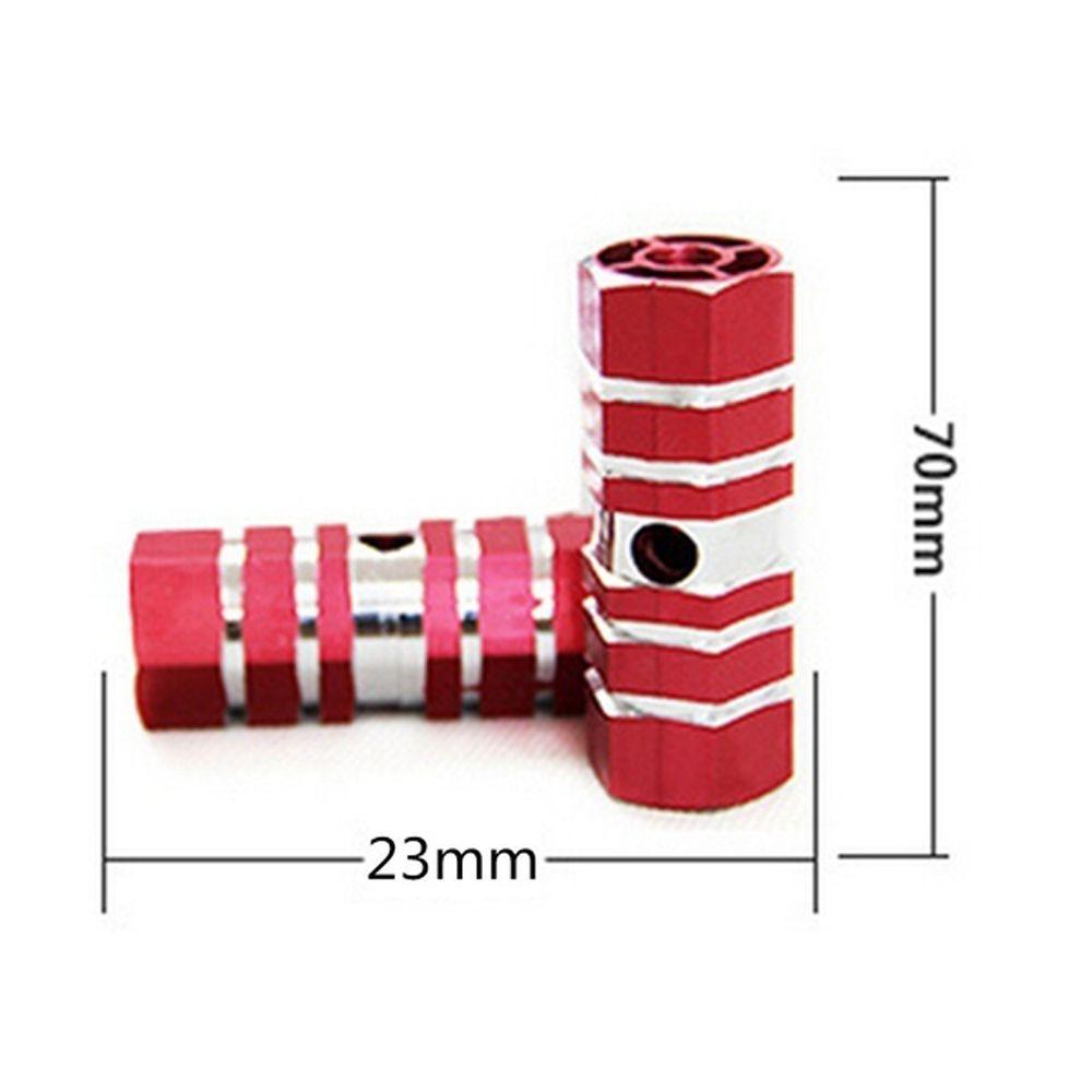 Road Bike Grooves Mountain Bike Bike Axle Pedal BMX Hexagonal Stunt Pegs Bicycle Front Rear Wheel