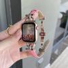 Women Leather Bracelet for Apple Watch Ultra 2 49mm 10 42mm 46 Butterfly Buckle Band for iWatch 9 8 7 6 SE 5 41mm 45mm 38 40 44