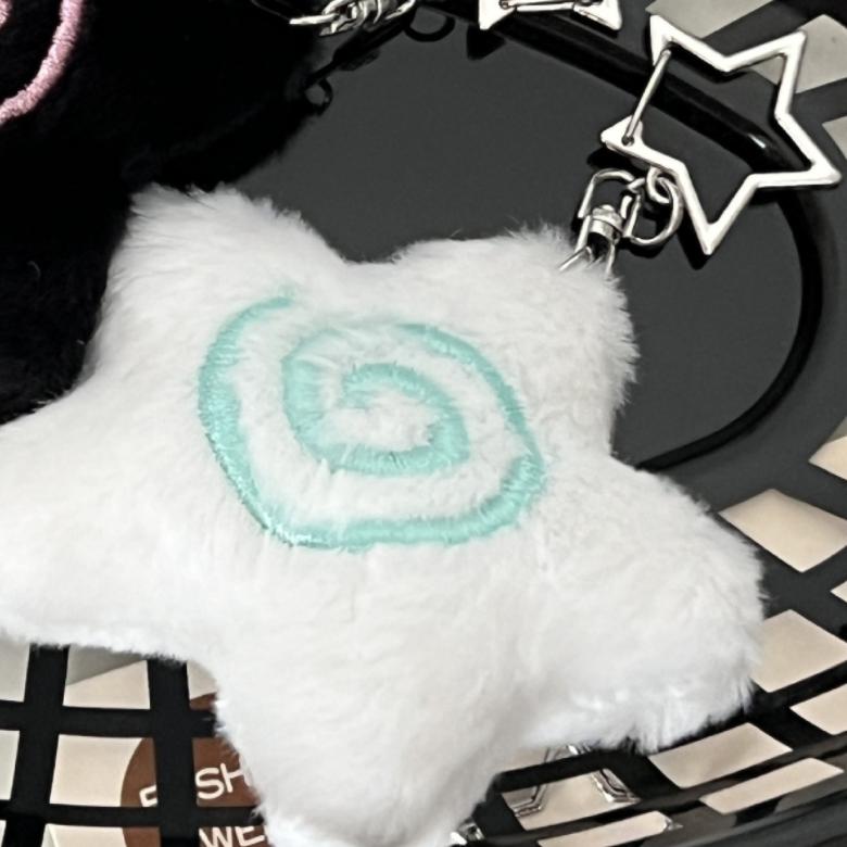 

Креативный плюшевый брелок-подвеска в виде звезды для женщин, девочек, для украшения сумки, аксессуары, милый плюшевый брелок в виде звезды белый