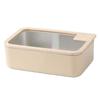 Korean Stainless Steel & Glass Airtight Lunch Box, Square Bento Food Container for Students