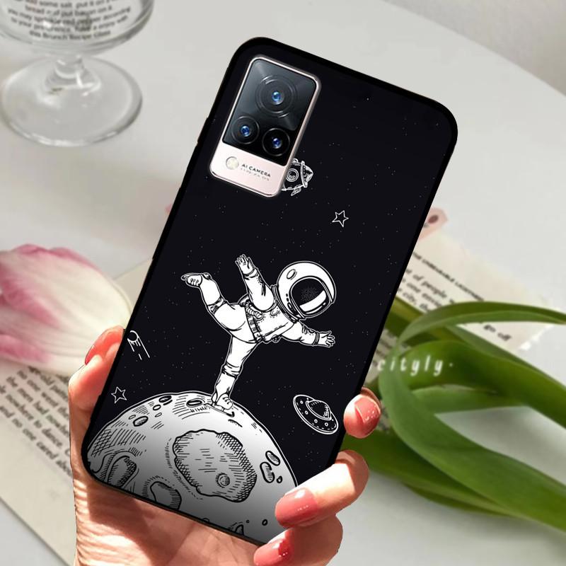 For vivo V21 5G 4G V21E Case Soft Silicone Phone TPU Coque Cover for Vivo V21E v21 V 21e 21 V2050 V2061 Protective Fundas Shell