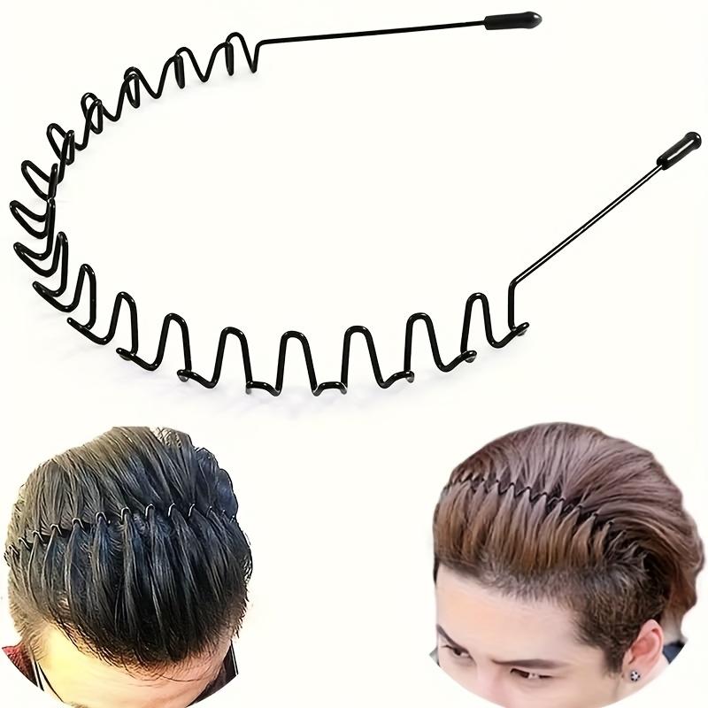 

Men s sports hairband, invisible headband, male ponytail hairstyle hair tie, hair bundle for boys headwear