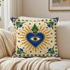 Minimal Boho Sun Leopard Palm Tree Pillow Case Breathable Organic Short Plush Cushion Covers WrinkleResistant Soft Durable