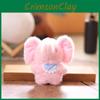 Soft Plush Cute Scarf Elephant Keychain Stuffed Animal Gift For Teens Kids Girls