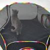 Pet Cat Tunnel Foldable Indoor Cat Tunnel Foldable Space Saving Training Toy