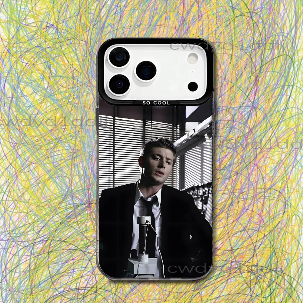 

D-Dean Winchester Phone Case For iPhone 17,16,15,14,13,12,11,X,8,7,Pro,Max,Plus,SE4,Air,Mini IMD Gray Hard Shell Matte iPhone14Pro